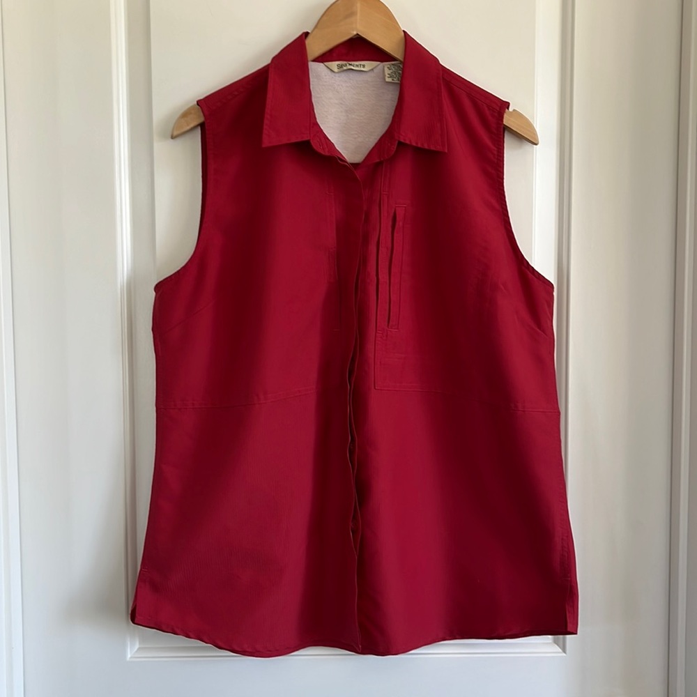 Seg'ments hiking/tennis shirt with zippered pockets size xl
